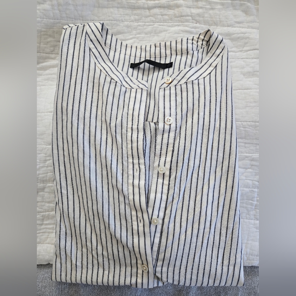 Jenni Kayne Hampton Top in Navy Stripe - M